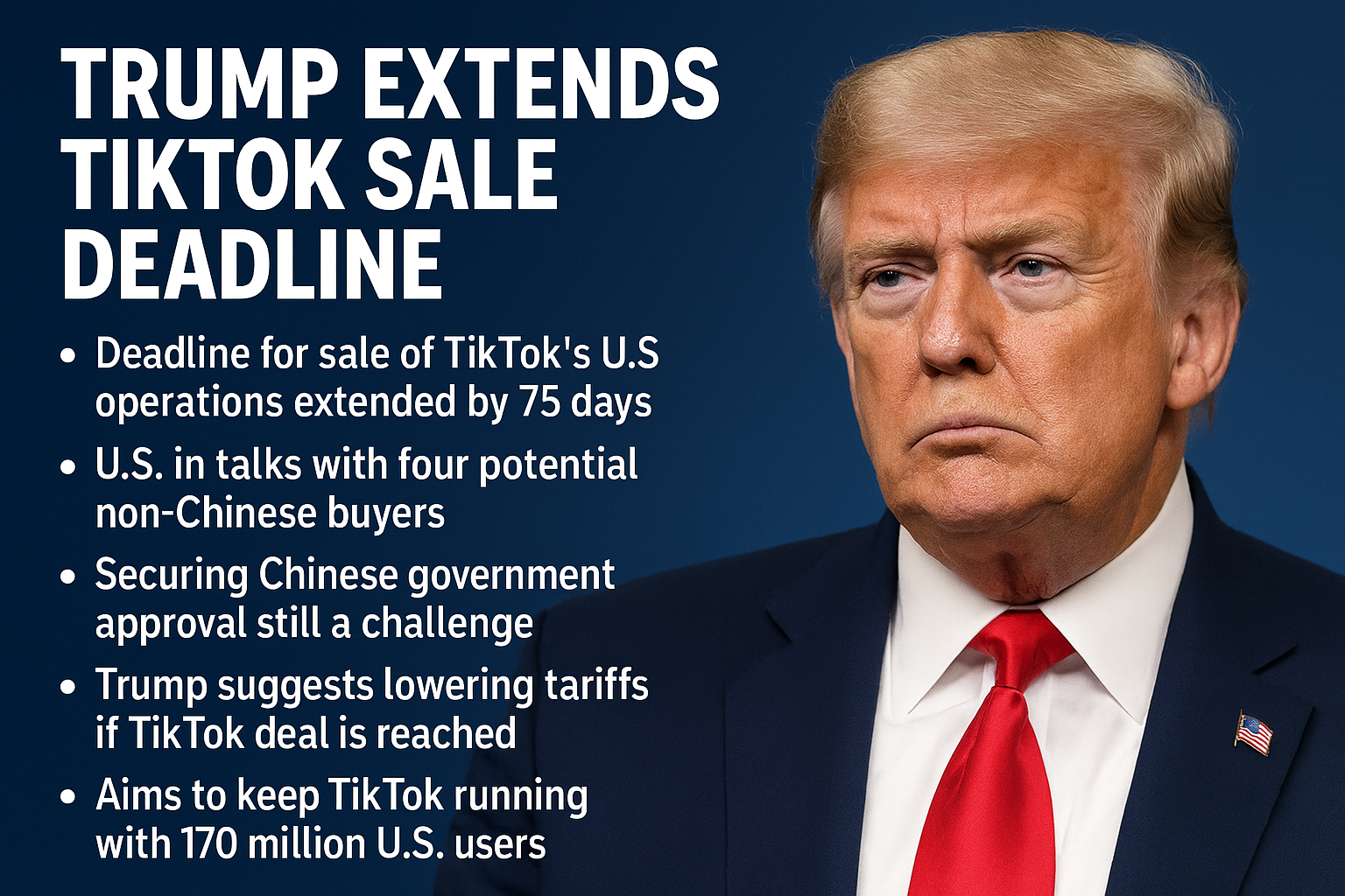 TikTok ban extended: What is the latest deadline, and which players are interested in buying the Chinese application?